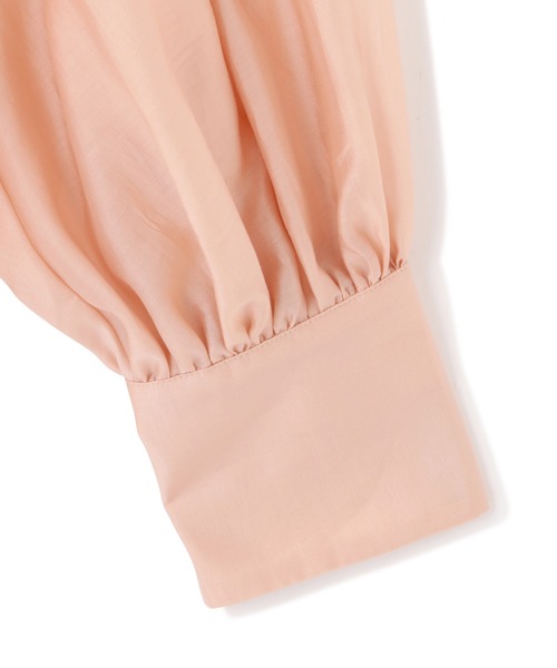 JILL by JILL STUART（ジルバイジルスチュアート）の「◇ボリュームスリーブシアーシャツ（シャツ/ブラウス・レディース・パープル系その他/ピンク/ホワイト・FREE）」の11枚目の写真