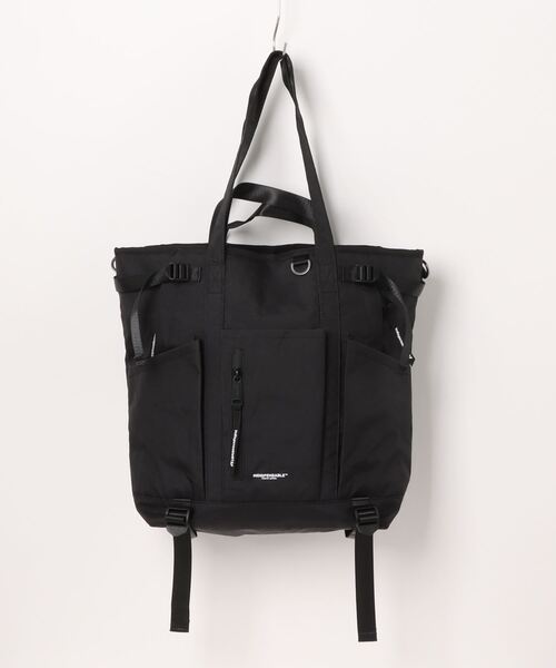 INDISPENSABLE （インディスペンサブル）の「INDISPENSABLE 3WAY TOTEBAG HANGGER XTEX（トートバッグ・メンズ・ブラック・FREE）」の3枚目の写真
