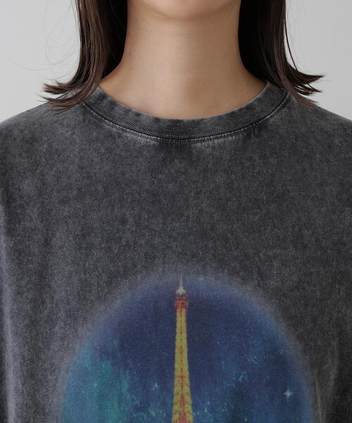 FREE'S MART（フリーズマート）の「PARISプリントTシャツ（Tシャツ/カットソー・レディース・ブラック・FREE）」の15枚目の写真