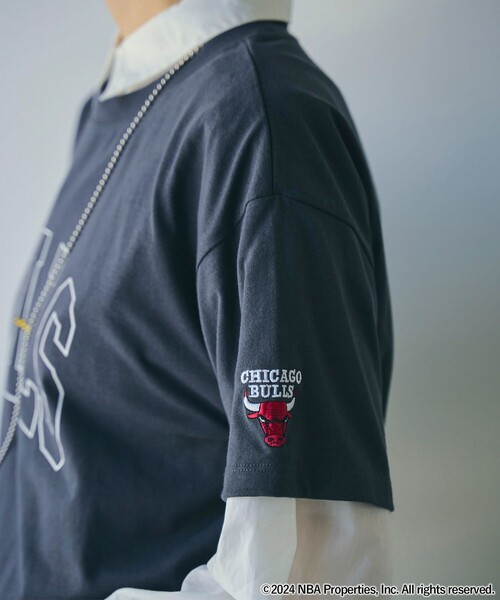 NBA（エヌビーエー）の「NBA別注ロゴプリントTシャツ（Tシャツ/カットソー・レディース・コバルトブルー/その他1/その他3/ダークグレー/その他2/オフホワイト・M/L）」の19枚目の写真
