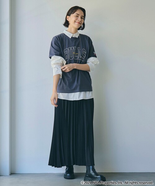 NBA（エヌビーエー）の「NBA別注ロゴプリントTシャツ（Tシャツ/カットソー・レディース・コバルトブルー/その他1/その他3/ダークグレー/その他2/オフホワイト・M/L）」の12枚目の写真