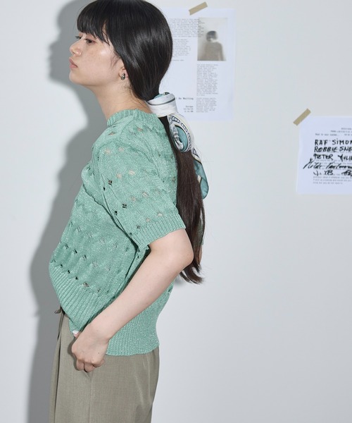 THE YOn（ザヨン）の「アソートパターンスカーフ（バンダナ/スカーフ・レディース・ベージュ/ミント/ラベンダー・FREE）」の15枚目の写真