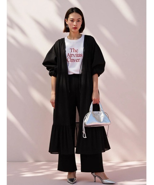 Edit Sheen（エディットシーン）の「シアーガウンワンピース（ワンピース・レディース・ブルー/ブラック/ピンク/ホワイト・M）」の2枚目の写真