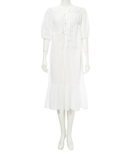 Edit Sheen（エディットシーン）の「シアーガウンワンピース（ワンピース・レディース・ブルー/ブラック/ピンク/ホワイト・M）」の18枚目の写真