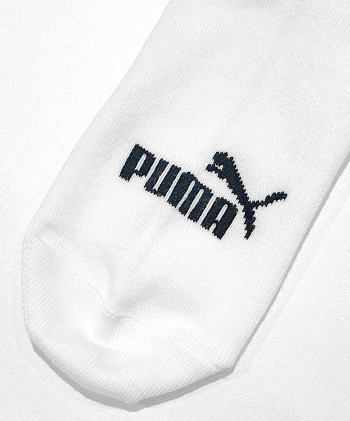 PUMA（プーマ）の「PUMA/プーマ 3足セット 靴下 ショート丈 アンクル丈 くるぶし ソックス ブランド ロゴ つま先かかと補強 子供用 くつした 19cm 20cm 21cm 22cm 23cm（ソックス/靴下・キッズ・ホワイト/ブラック・19-21cm/21-23cm）」の15枚目の写真