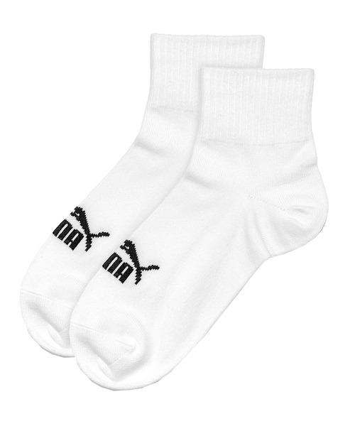 PUMA（プーマ）の「PUMA/プーマ 3足セット 靴下 ショート丈 アンクル丈 くるぶし ソックス ブランド ロゴ つま先かかと補強 子供用 くつした 19cm 20cm 21cm 22cm 23cm（ソックス/靴下・キッズ・ホワイト/ブラック・19-21cm/21-23cm）」の6枚目の写真