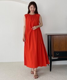ワッシャ―ティア―ドワンピース