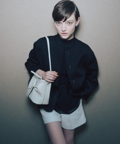 CELFORD（セルフォード）の「ストレッチビジューセミショートブーツ