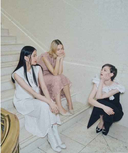 CELFORD（セルフォード）の「ストレッチビジューセミショートブーツ