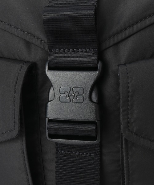 ADAM ET ROPE'(アダムエロペ)の「【GANNI(ガニー)】Recycled Tech Backpack(バックパック/リュック・レディース・ブラック・FREE)」の5枚目の写真