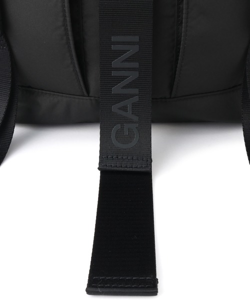 ADAM ET ROPE'(アダムエロペ)の「【GANNI(ガニー)】Recycled Tech Backpack(バックパック/リュック・レディース・ブラック・FREE)」の10枚目の写真