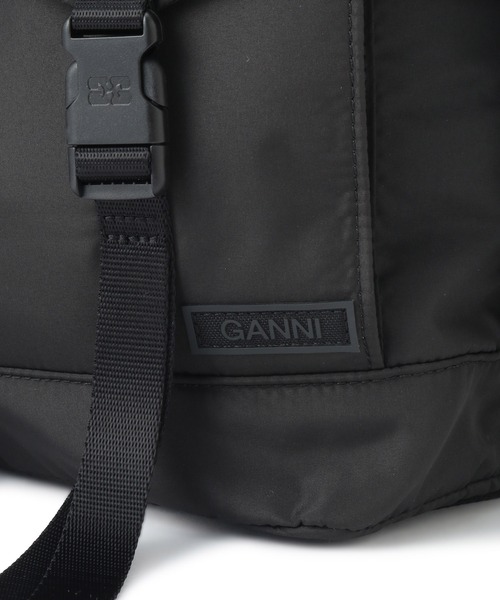 ADAM ET ROPE'(アダムエロペ)の「【GANNI(ガニー)】Recycled Tech Backpack(バックパック/リュック・レディース・ブラック・FREE)」の11枚目の写真