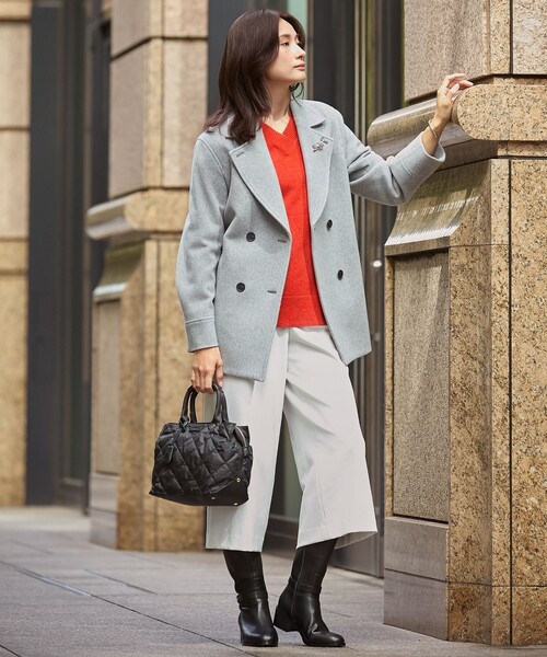 【希少】ジェイプレス ピーコート ダブル ウール XL 大きいサイズ 定番】カレッジメルトン ピーコート / J.PRESS MEN | ファッション通販