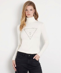 Guess | PIPER Triangle Logo Tn Ls Sweater セーター レディース(ニット/セーター)
