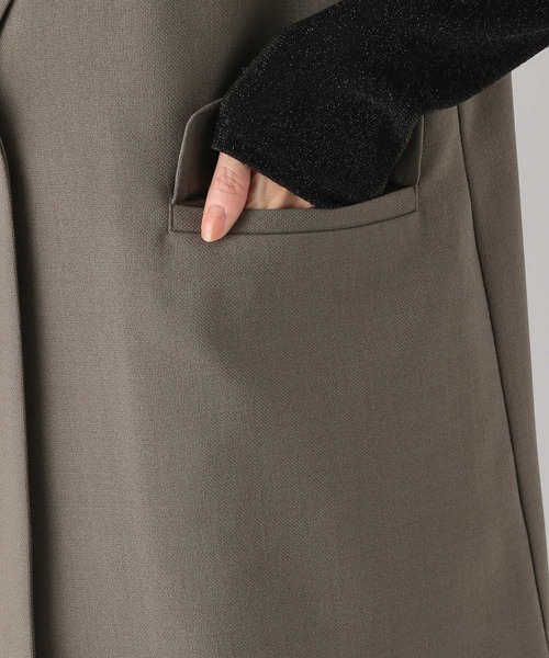 GLOBAL WORK（グローバルワーク）の「お手入れらくらくSET UPジレ/135720（ベスト・レディース・モカ/スミクロ/ネイビー・FREE）」の9枚目の写真