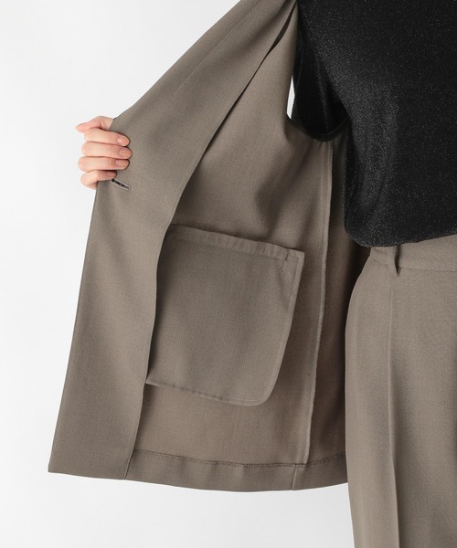 GLOBAL WORK（グローバルワーク）の「お手入れらくらくSET UPジレ/135720（ベスト・レディース・モカ/スミクロ/ネイビー・FREE）」の7枚目の写真