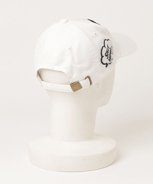 STUD MUFFIN(スタッドマフィン)の「STUD MUFFIN/スタッドマフィン/カギ編みスマイル&ワッペン コットンCAP(キャップ・メンズ・ホワイト/ブラック・F)」の10枚目の写真
