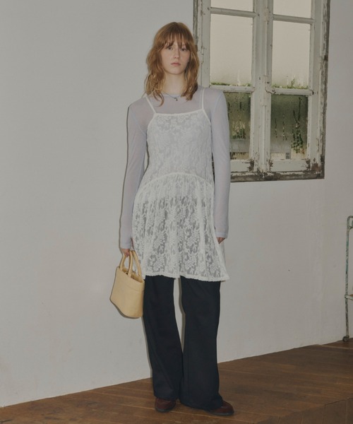 tシャツ back stitch sheer tops / バックステッチシアートップス レディース back stitch sheer tops / バックステッチシアートップス（T