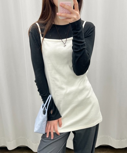 tシャツ back stitch sheer tops / バックステッチシアートップス レディース back stitch sheer tops / バックステッチシアートップス（T