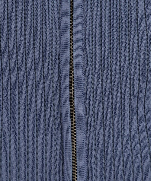 Andemiu（アンデミュウ）の「リブダブルZIPニット146984（ニット