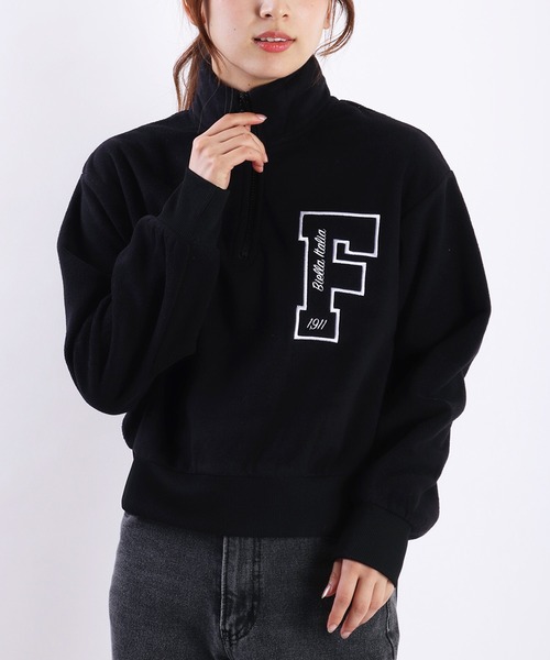 【美品】 プリーツプリーズ プリーツ ハーフジップ スウェット 黒 4 XL FREAK'S STORE（フリークスストア）の「FREAK'S STORE/フリークス