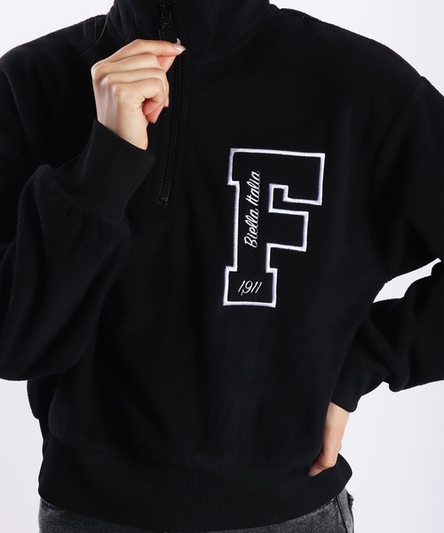 セール】FILA レディース マイクロフリース ハーフジップ 長袖