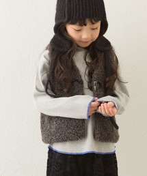 CIAOPANIC TYPY | 【KIDS】配色リブステッチタートル(Tシャツ/カットソー)