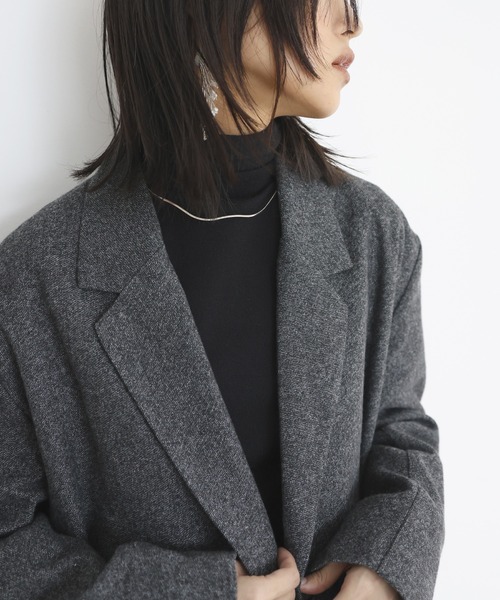 パイピングショートジャケット ANGIE ジャケット テーラードジャケット パイピング ショート