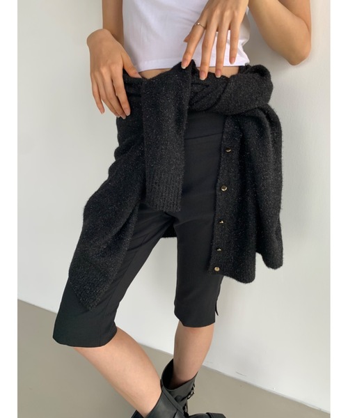 ラメフィルムクルーカーディガン（カーディガン/ボレロ）｜Didot.showroom（ディドット ショールーム）