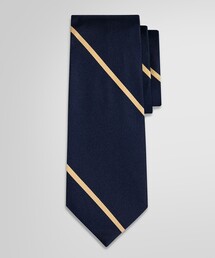 Brooks Brothersブルックスブラザーズ ネクタイ ゴールドストライプ BROOKS BROTHERS｜ブルックス ブラザーズのネクタイ（ゴールド