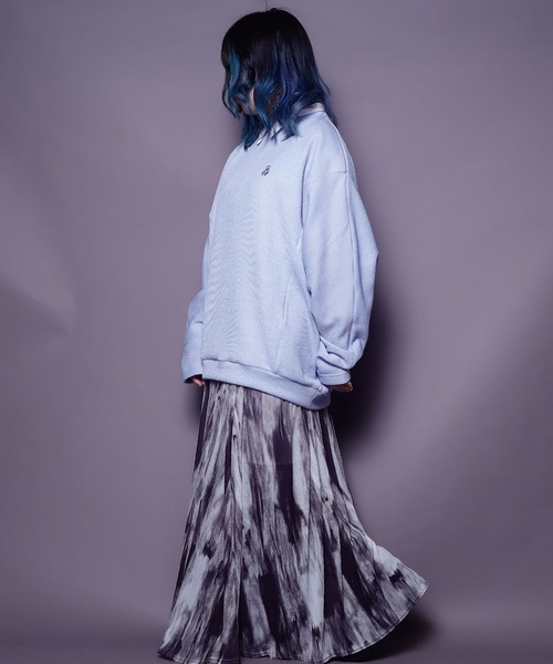 AFYF（エーエフワイエフ）の「AFYF DORMAN LST/ビッグシルエット ドルマンT（ニット/セーター・レディース・ブラック/サックスブルー/マスタード・FREE）」の8枚目の写真