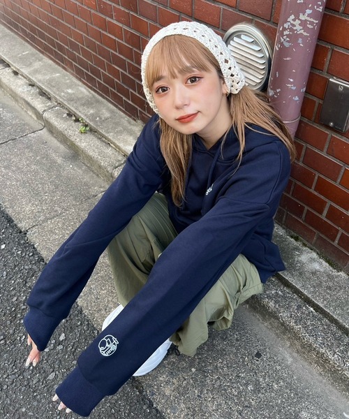 NUNIFE（ユニフィー）の「【NUNIFE】《さやべびコラボ》胸元ロゴ裏毛