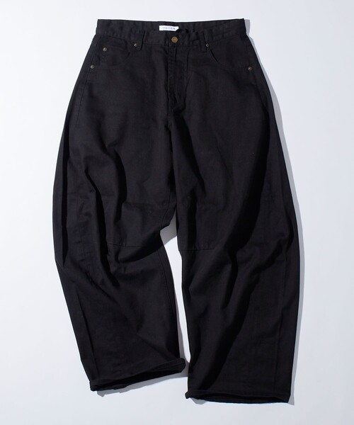 FREAK'S STORE(フリークスストア)の「FREAK’S STORE/フリークスストア ワイドシルエット カーブ チノパンツ/バルーンシルエット(チノパンツ・メンズ・キャメル/ブラック/オリーブ・LARGE/MEDIUM)」の15枚目の写真