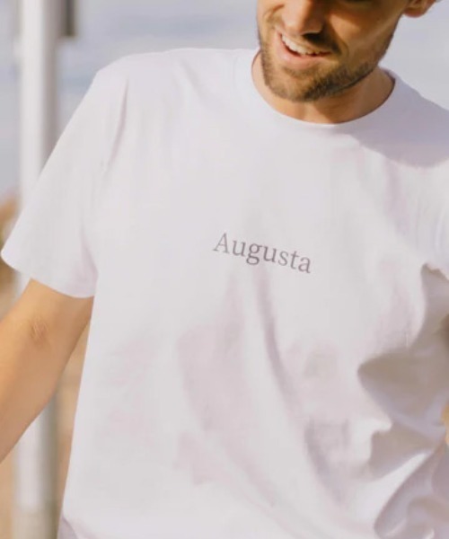 DEVEREUX GOLF（デヴァローゴルフ）の「DVRX Augusta TEE（Tシャツ/カットソー・メンズ・ホワイト/カーキ・SMALL/LARGE/MEDIUM）」の4枚目の写真