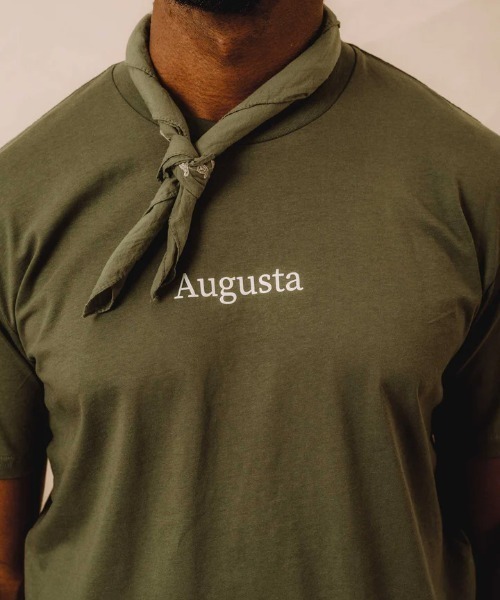 DEVEREUX GOLF（デヴァローゴルフ）の「DVRX Augusta TEE（Tシャツ/カットソー・メンズ・ホワイト/カーキ・SMALL/LARGE/MEDIUM）」の7枚目の写真