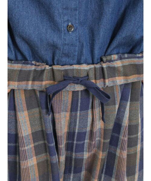 Samansa Mos2（サマンサ モスモス）の「TRチェック柄イージーストレートパンツ（その他パンツ・レディース・グレー/ネイビー/マスタード・F）」の15枚目の写真