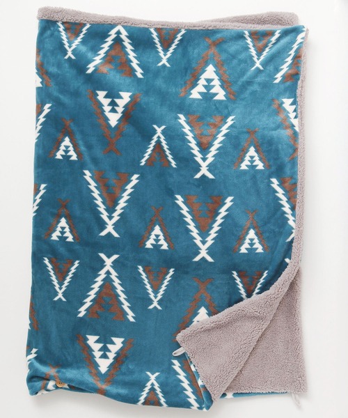 チャイハネ(チャイハネ)の「【チャイハネ】NOMADY ノマディブランケットM(ブランケット・レディース・ブラック/カーキ/ナチュラル/ターコイズブルー/サンドベージュ/スカイブルー・FREE)」の6枚目の写真