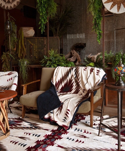 チャイハネ(チャイハネ)の「【チャイハネ】NOMADY ノマディブランケットM(ブランケット・レディース・ブラック/カーキ/ナチュラル/ターコイズブルー/サンドベージュ/スカイブルー・FREE)」の20枚目の写真