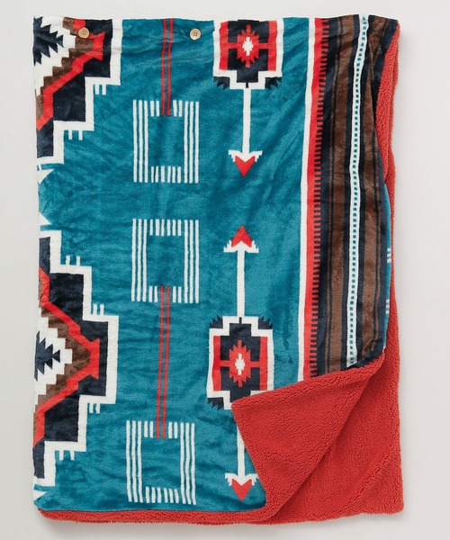 チャイハネ(チャイハネ)の「【チャイハネ】NOMADY ノマディブランケットM(ブランケット・レディース・ブラック/カーキ/ナチュラル/ターコイズブルー/サンドベージュ/スカイブルー・FREE)」の22枚目の写真