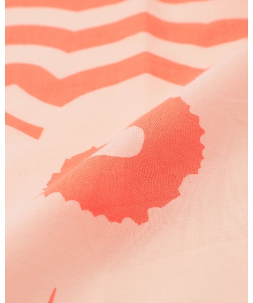 marimekko（マリメッコ）の「【kioski】 Astrilli Unikko / bandana（バンダナ/スカーフ・レディース・ベビーピンク/ブラック・FREE）」の8枚目の写真