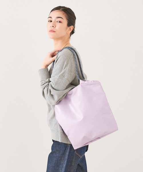 collex（コレックス）の「【WEB限定】【CACHELLIE】コードハンドル メタリックトートバッグ（トートバッグ・レディース・ブラック/ピンク/シルバー・フリー）」の4枚目の写真