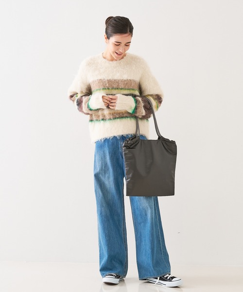 collex（コレックス）の「【WEB限定】【CACHELLIE】コードハンドル メタリックトートバッグ（トートバッグ・レディース・ブラック/ピンク/シルバー・フリー）」の6枚目の写真