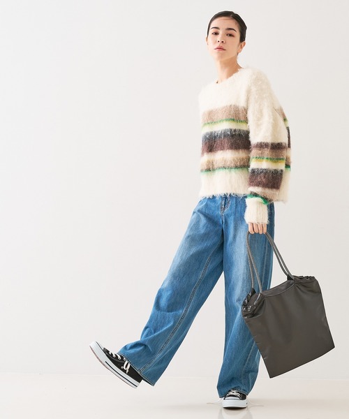 collex（コレックス）の「【WEB限定】【CACHELLIE】コードハンドル メタリックトートバッグ（トートバッグ・レディース・ブラック/ピンク/シルバー・フリー）」の7枚目の写真