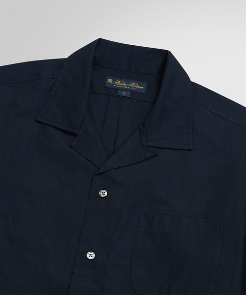 BROOKS BROTHERS(ブルックスブラザーズ)の「コットン ロングスリーブ キャンプシャツ(シャツ/ブラウス・メンズ・ネイビー/ブラウン・MEDIUM/LARGE/SMALL)」の8枚目の写真