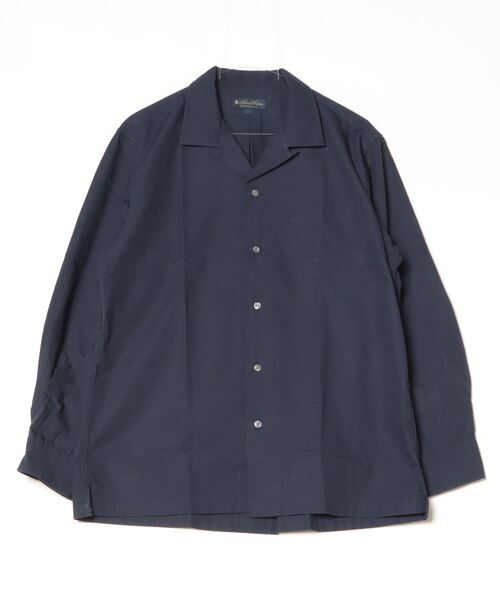 BROOKS BROTHERS(ブルックスブラザーズ)の「コットン ロングスリーブ キャンプシャツ(シャツ/ブラウス・メンズ・ネイビー/ブラウン・MEDIUM/LARGE/SMALL)」の5枚目の写真
