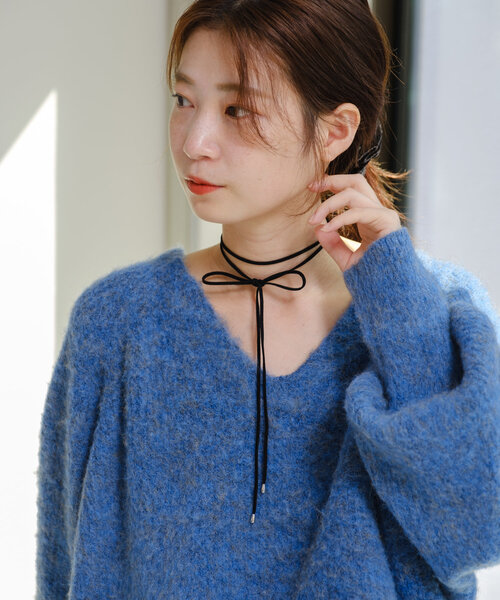 Kastane（カスタネ）の「*【fiw.】スエードチョーカー（チョーカー・レディース・ブラウン/ブラック・FREE）」の7枚目の写真