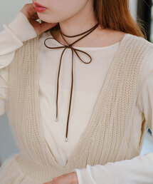 Kastane（カスタネ）の「*【fiw.】スエードチョーカー（チョーカー・レディース）」