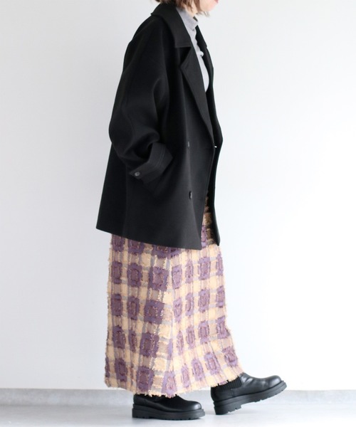 ETRO インターシャ ポプリンスカート ブラック ETRO インターシャ ポプリンスカート ブラック (ETRO/スカート