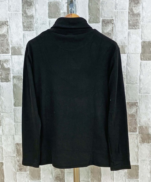 TopIsm（トップイズム）の「WARM WEAR ストレッチ入りタートルネックカットソー（Tシャツ/カットソー・メンズ・ホワイト/ブラック/チャコールグレー/ネイビー/カーキ・LL/L/M）」の13枚目の写真