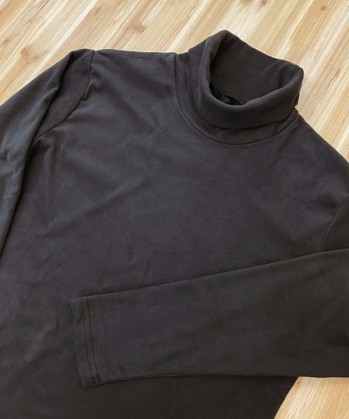 TopIsm（トップイズム）の「WARM WEAR ストレッチ入りタートルネックカットソー（Tシャツ/カットソー・メンズ・ホワイト/ブラック/チャコールグレー/ネイビー/カーキ・LL/L/M）」の8枚目の写真